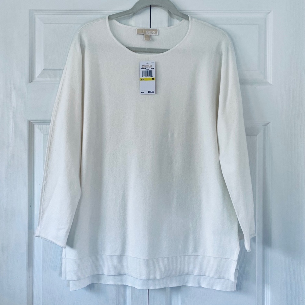 Michael Kors Cream Knit Pullover Sweater